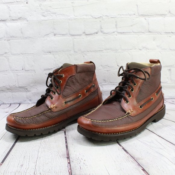 LL BEAN Allagash Bison Handsewns Chukka Bootie Boots Size 11 EE - Picture 2 of 9